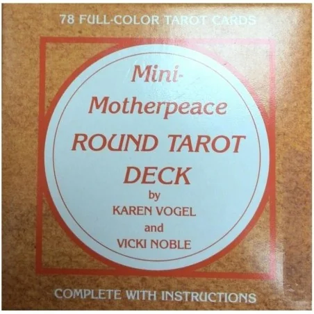 Tarot Mini-Motherpeace Round Tarot Deck - Karen Vogel & Vicki Noble - | Tienda Esotérica Changó