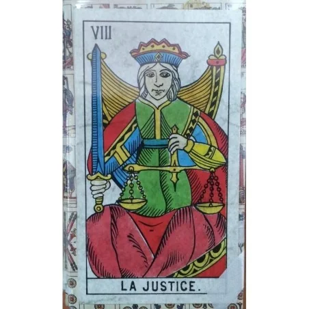 Tarot Classico Tarocco di Marsiglia (FR) (Sello lacre) (Tapas con lazo) (Numerado 2500) (Meneghello) | Tienda Esotérica Changó