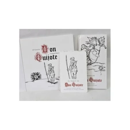 Tarot Don Quijote - Yolanda Ramirez Michel y Edro Becerra (22 arcanos + 2 Libros) (SET) (Salto Mortal) (MX) | Tienda Esotérica Changó