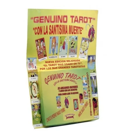 Tarot Genuino Tarot con la Santisima Muerte (Set - Libro + 22 Cartas) (Aigam) | Tienda Esotérica Changó