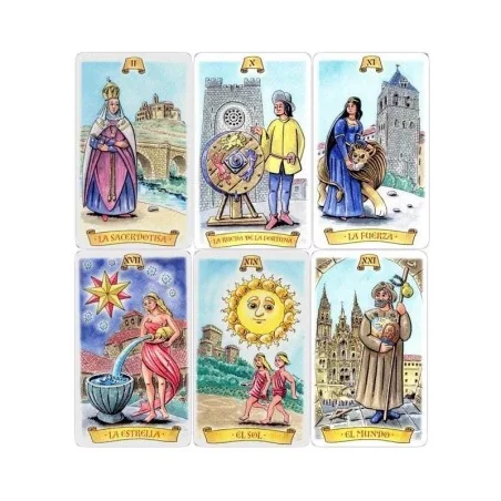 Tarot El Tarot de la Y - Camino de Santiago - Mª Purificacion Mazo Marrodan & Juan Matinez Casasus - (Set) (22 Cartas) | Tienda Esotérica Changó