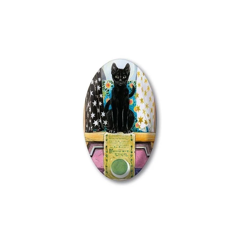 Tarot Magnet Pagan Cats (High Priestess) (Sca)