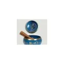 Cuenco tibet laton tallado patina Azul (10-12,5cm) | Tienda Esotérica Changó