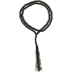 Collar Tibetano Mala Negro (36 cm - Bola 8 mm) | Tienda Esotérica Changó