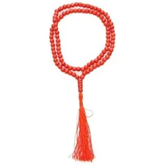 Collar Tibetano Mala Rojo (36 cm - Bola 8 mm) | Tienda Esotérica Changó