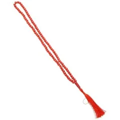 Collar Tibetano Mala Rojo (36 cm - Bola 8 mm) | Tienda Esotérica Changó