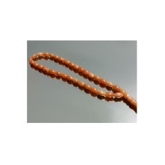 Mala Tibetana Aventurina Naranja (semilla 10 x 7mm) 20cm.