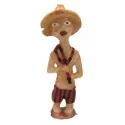 Vela Eleggua con Sombrero 24 cm - Pintado a Mano | Tienda Esotérica Changó