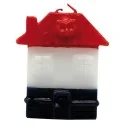 Vela Casita San Cipriano 12 cm - Rojo - Blanco - Negro | Tienda Esotérica Changó