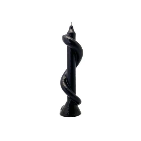 Vela Serpiente 20 cm - Negro | Tienda Esotérica Changó