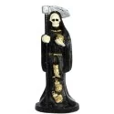 Vela Santa Muerte con Guadaña 16 cm - Negro | Tienda Esotérica Changó