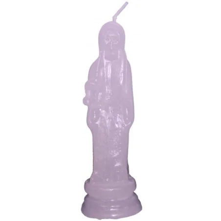 Vela Santa Muerte Pequeño 13 cm - Blanca | Tienda Esotérica Changó