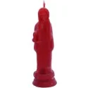 Vela Santa Muerte Pequeño 13 cm - Roja | Tienda Esotérica Changó