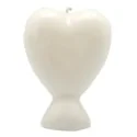 Vela Corazón 9 cm - Blanco | Tienda Esotérica Changó