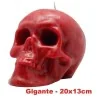 Vela Craneo Gigante 13 cm - Rojo | Tienda Esotérica Changó