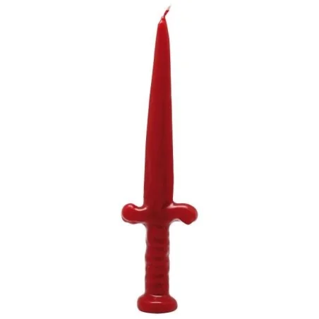 Vela Espada 24 cm - Roja | Tienda Esotérica Changó