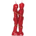 Vela Hombre - Mujer Encadenados 19 cm - Rojo | Tienda Esotérica Changó