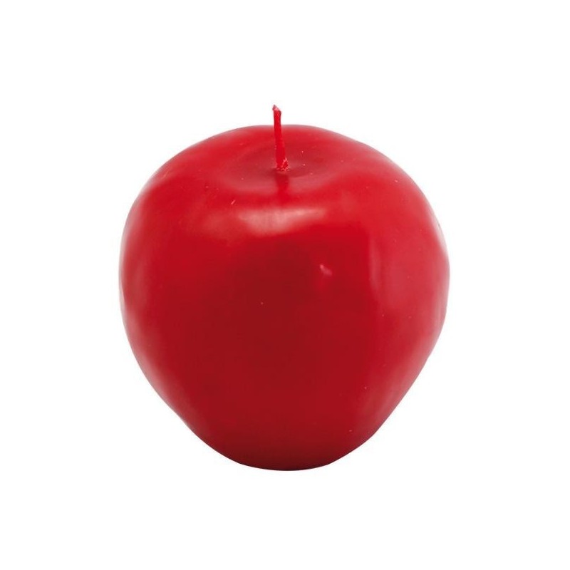 Vela Manzana 8 cm - Rojo