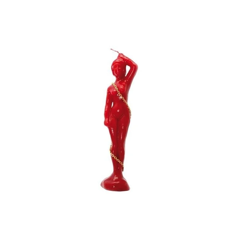 Vela Mujer Encadenada 23 cm - Roja