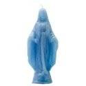 Vela Milagrosa Virgen 15 cm - Azul | Tienda Esotérica Changó