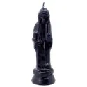 Vela Santa Muerte Pequeño 13 cm - Negro | Tienda Esotérica Changó