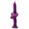 Vela Nudo 20 cm - Morado | Tienda Esotérica Changó