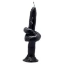 Vela Nudo 20 cm - Negro | Tienda Esotérica Changó