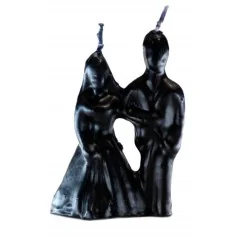 Vela Parejita Matrimonio 10 cm - Negro | Tienda Esotérica Changó
