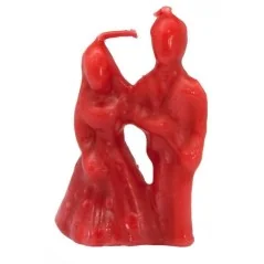 Vela Parejita Matrimonio 10 cm - Rojo | Tienda Esotérica Changó