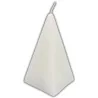 Vela Piramide Mediana 13 cm - Blanco | Tienda Esotérica Changó