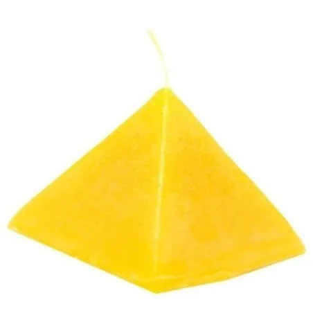 Vela Piramide Pequeña - Amarillo | Tienda Esotérica Changó