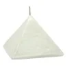 Vela Piramide Pequeña 6 cm - Blanco | Tienda Esotérica Changó