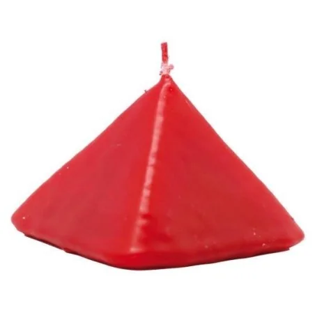 Vela Piramide Pequeña 6 cm - Rojo | Tienda Esotérica Changó