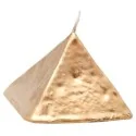 Vela Piramide Pequeña 6 cm - Dorado | Tienda Esotérica Changó