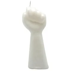 Vela Puño 17 cm - Blanco | Tienda Esotérica Changó