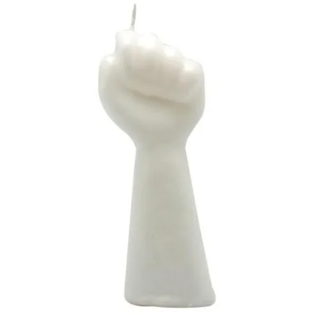 Vela Puño 17 cm - Blanco