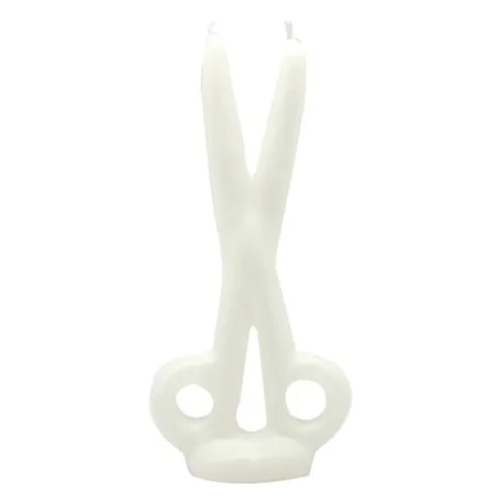 Vela Tijera 16 cm - Blanco | Tienda Esotérica Changó