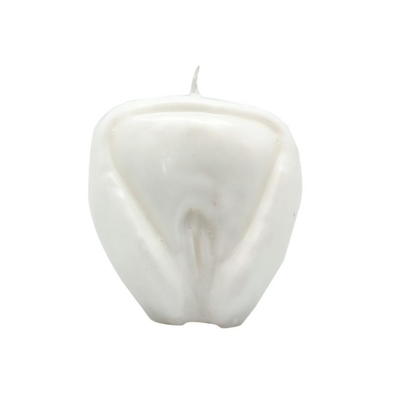 Vela Vagina 9 cm - Blanco