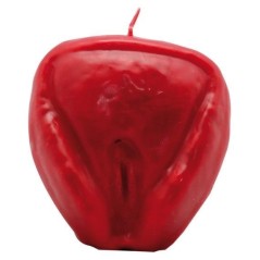 Vela Vagina 9 cm - Rojo