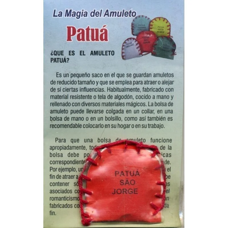 Amuleto Patua San Jorge Protector del Hogar - Sao Jorge
