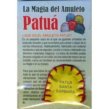 Amuleto Patua Santa Barbara