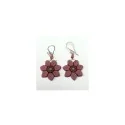 Pendientes Flores Lila | Tienda Esotérica Changó