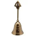 Campana Bronce mediana con Corona bronce (18 cm) | Tienda Esotérica Changó