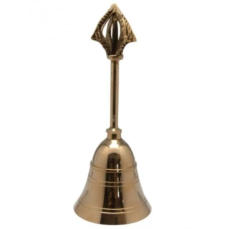 Campana Bronce mediana con Corona bronce (18 cm)