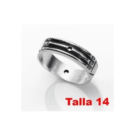 Anillo Atlante Plata - talla 14 | Tienda Esotérica Changó