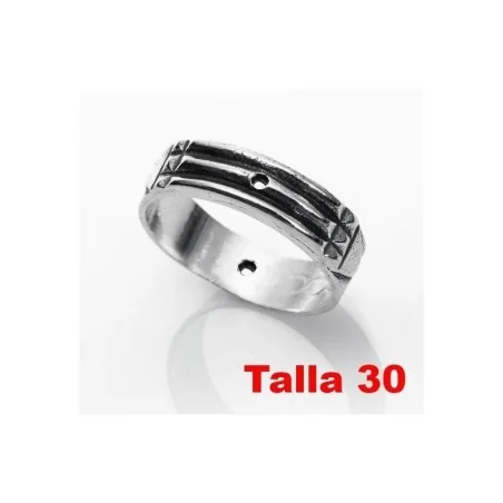 Anillo Atlante Plata - talla 30