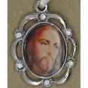 Medalla Jesus Rostro con Brillo y Cadena 2.5 x 2 cm - Modelo Nº 1 | Tienda Esotérica Changó