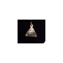 Amuleto Ojo Turco Peltre Triangulo 2 cm | Tienda Esotérica Changó