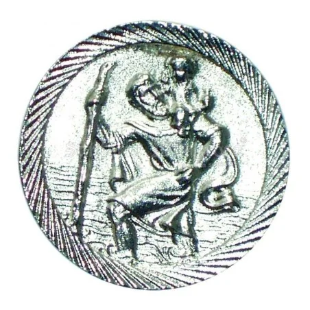 Amuleto San Cristobal - Iman Para el Coche 3 x 3 (Mediana)