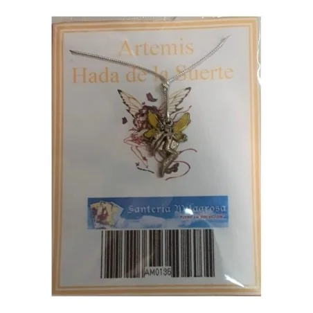 Amuleto Hada de la Suerte (Artemis) (Con Cordon) | Tienda Esotérica Changó